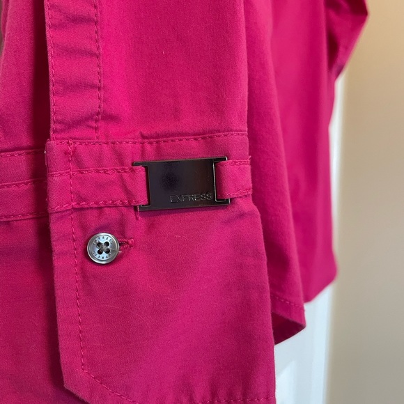 Express Pink Button Up Blouse. Great condition, like new! - Picture 4 of 13